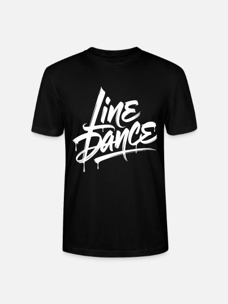 Line Dance Graffiti - Stanley/Stella Unisex Bio-T-Shirt CRAFTER - Schwarz