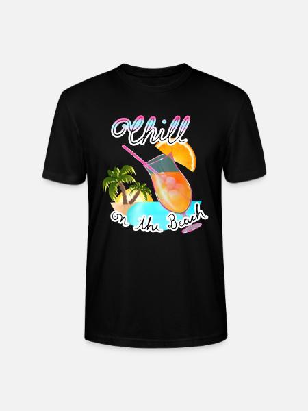 Chill am Strand - Stanley/Stella Unisex Bio-T-Shirt CRAFTER - Schwarz