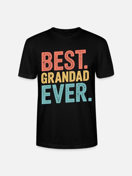 Bester Opa aller Zeiten - Stanley/Stella Unisex Bio-T-Shirt CRAFTER - Schwarz