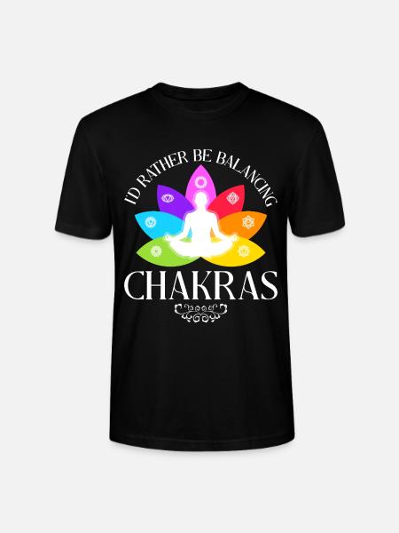 Chakra Balance - Meditation - Stanley/Stella Unisex Bio-T-Shirt CRAFTER - Schwarz