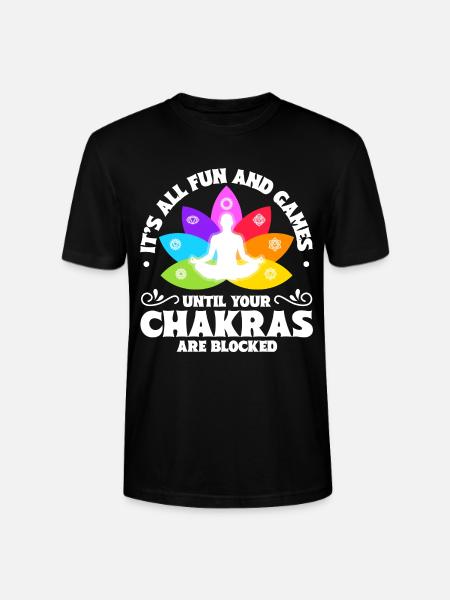 Chakra Blockade - Stanley/Stella Unisex Bio-T-Shirt CRAFTER - Schwarz