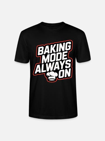1. Lustiger Back Spruch für Hobbybäcker - Stanley/Stella Unisex Bio-T-Shirt CRAFTER - Schwarz