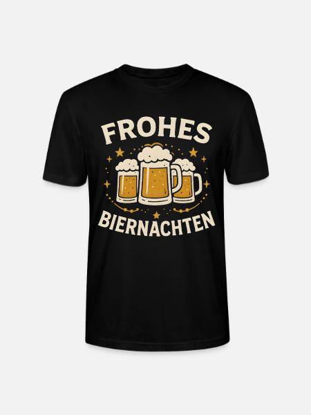 Frohes Biernachten Geschenk Männer - Stanley/Stella Unisex Bio-T-Shirt CRAFTER - Schwarz