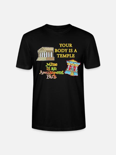 Temple Body Vergnügungspark - Stanley/Stella Unisex Bio-T-Shirt CRAFTER - Schwarz