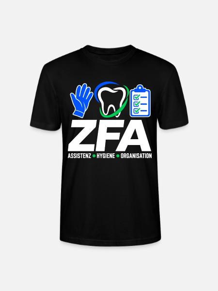 ZFA – Assistenz Hygiene Organisation - Stanley/Stella Unisex Bio-T-Shirt CRAFTER - Schwarz