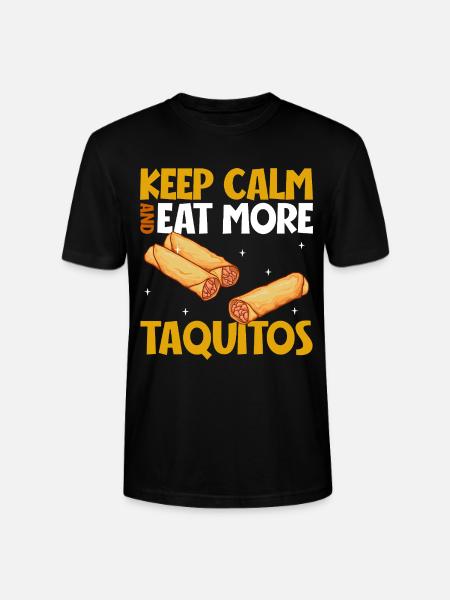 Keep Calm - Taquitos - Stanley/Stella Unisex Bio-T-Shirt CRAFTER - Schwarz
