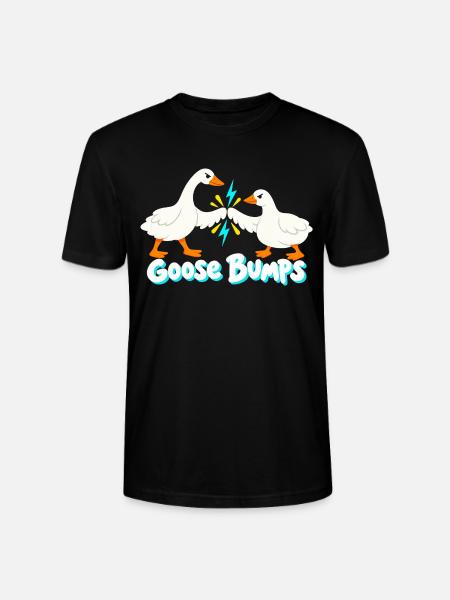 Lightning Geese Bump Lustige Gänsehaut - Stanley/Stella Unisex Bio-T-Shirt CRAFTER - Schwarz