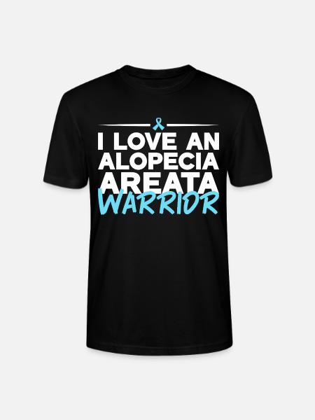 Alopecia Areata - Liebe für Kämpfer - Stanley/Stella Unisex Bio-T-Shirt CRAFTER - Schwarz