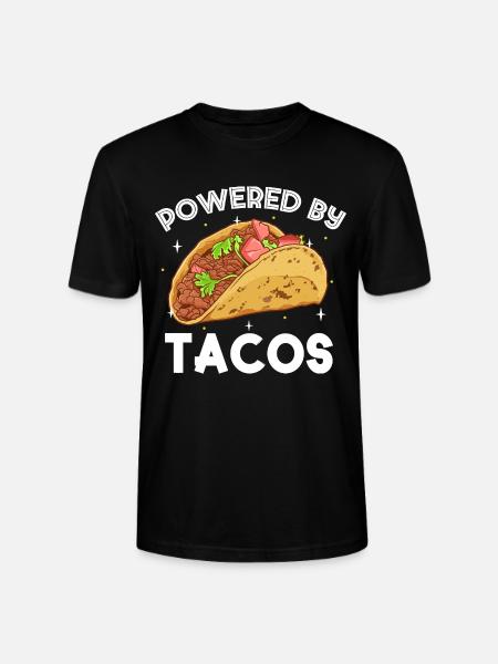 Powered by Tacos - Stanley/Stella Unisex Bio-T-Shirt CRAFTER - Schwarz