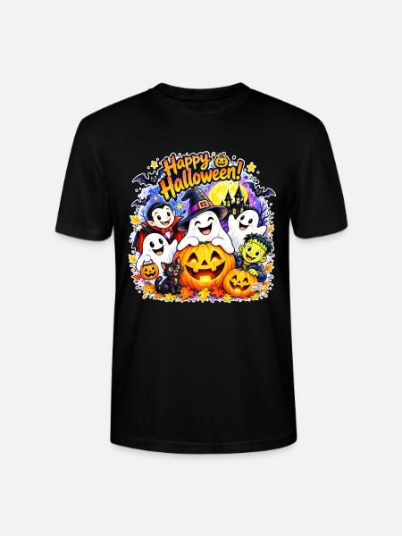 Frohes Halloween! Magische Lächeln - Stanley/Stella Unisex Bio-T-Shirt CRAFTER - Schwarz