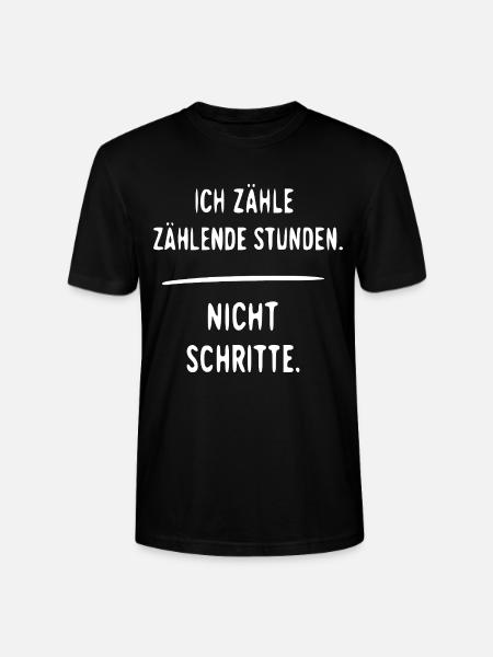 Ich Zähle Zählende Stunden - Stanley/Stella Unisex Bio-T-Shirt CRAFTER - Schwarz