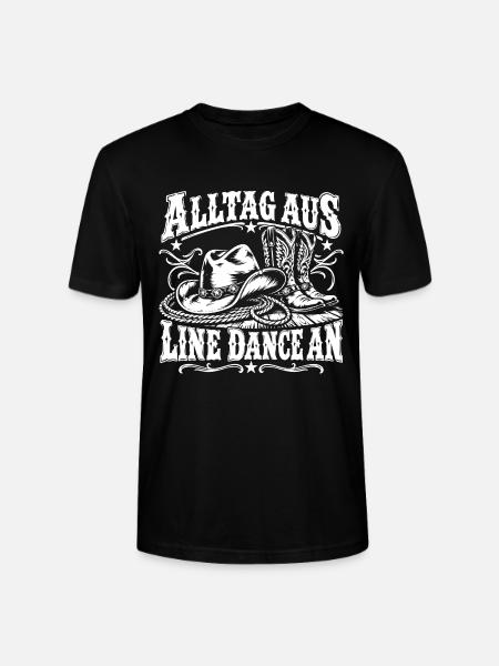 Line Dance - Stanley/Stella Unisex Bio-T-Shirt CRAFTER - Schwarz