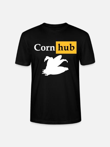 Corn hub - Stanley/Stella CRAFTER Unisex Organic T-Shirt - black