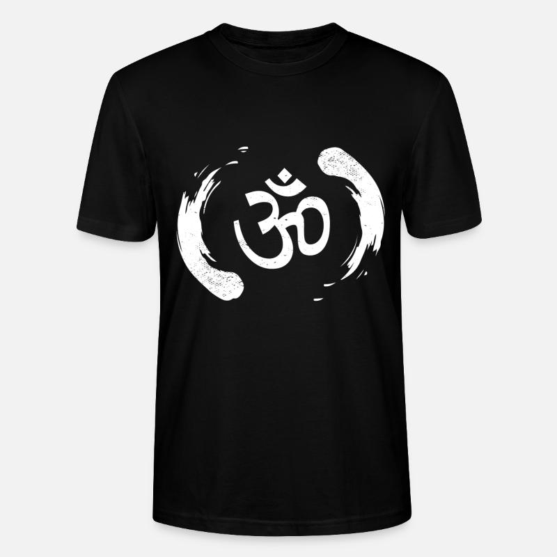 Meditation Om Aum Symbol - Stanley/Stella Unisex Bio-T-Shirt CRAFTER - Schwarz