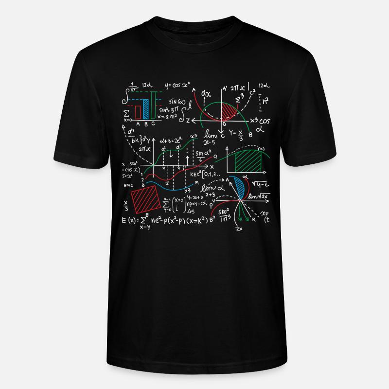 Math equation lover math - Stanley/Stella CRAFTER Unisex Organic T-Shirt - black