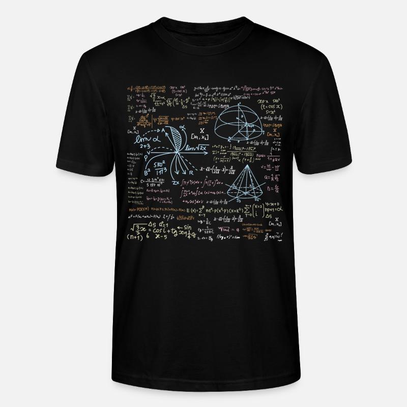 Formule mathématique drôle - T-shirt bio CRAFTER Stanley Stella Unisexe - noir