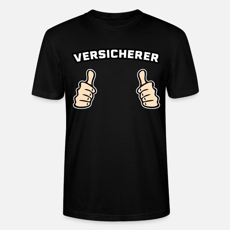 Versicherer Versicherung Geschenkidee - Stanley/Stella Unisex Bio-T-Shirt CRAFTER - Schwarz
