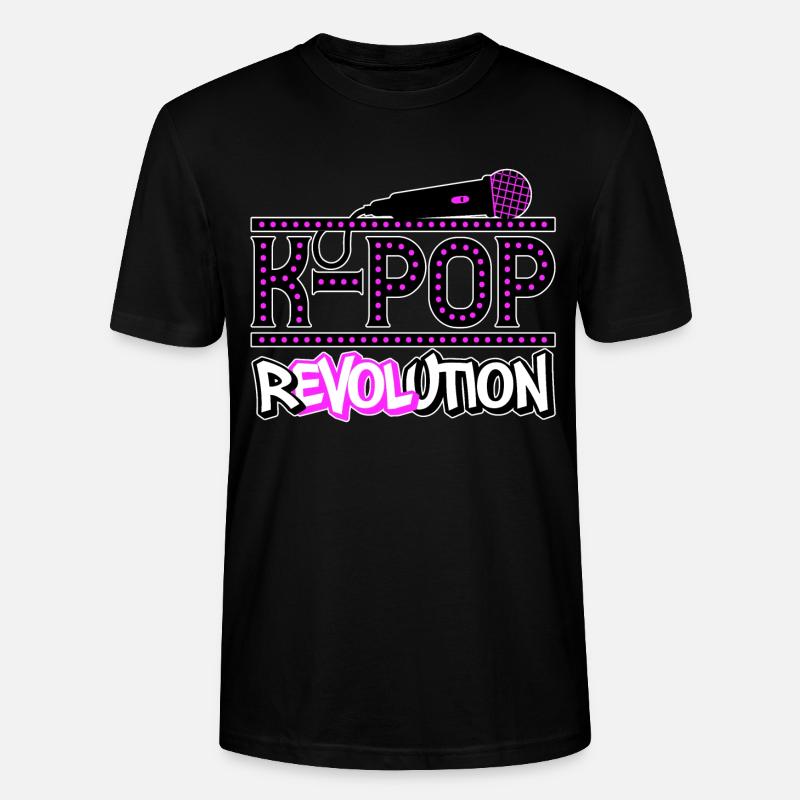 K-Pop Revolution | kpop KPop Geschenkidee - Stanley/Stella Unisex Bio-T-Shirt CRAFTER - Schwarz
