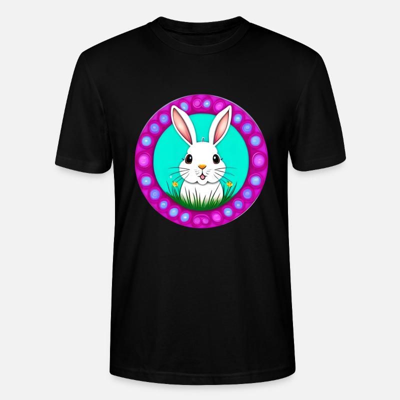 Easter with Easter - Stanley/Stella CRAFTER Unisex Organic T-Shirt - black