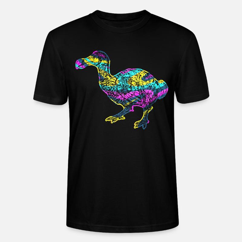 Oiseau Dodo - T-shirt bio CRAFTER Stanley Stella Unisexe - noir