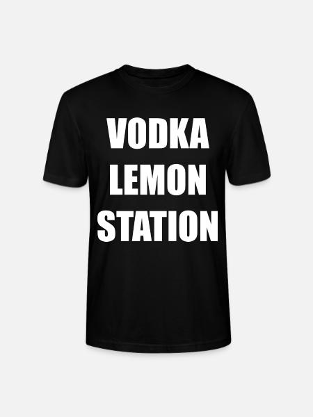 Vodka Lemon Station - Stanley/Stella Unisex Bio-T-Shirt CRAFTER - Schwarz