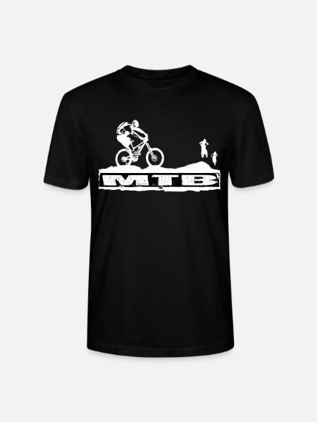 MTB Bike - Stanley/Stella CRAFTER Unisex Organic T-Shirt - black