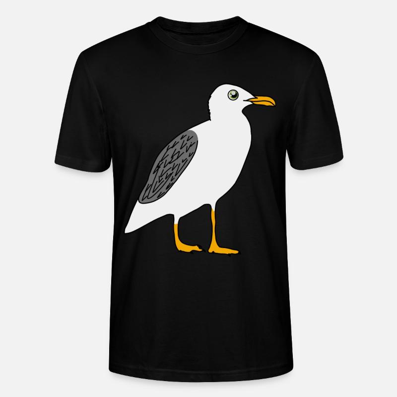 Möwe - Stanley/Stella Unisex Bio-T-Shirt CRAFTER - Schwarz