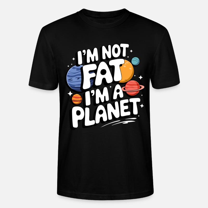 Planète Système solaire Astronomie Espace - T-shirt bio CRAFTER Stanley Stella Unisexe - noir