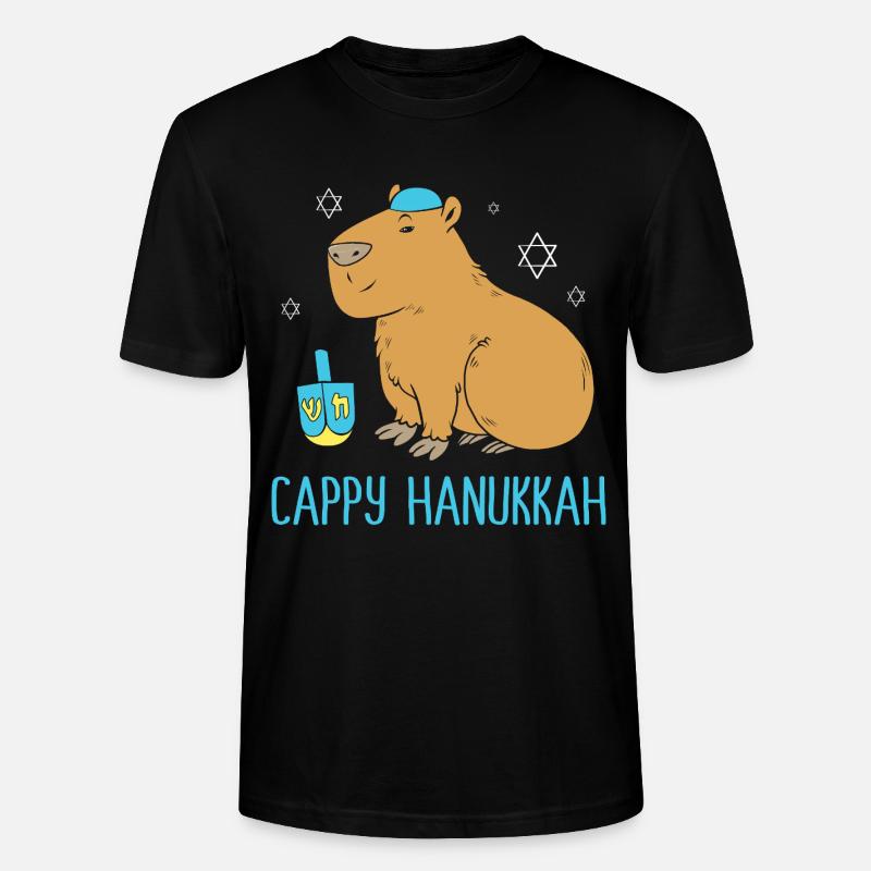 Hanoukka Hanoukka Hanoucca - T-shirt bio CRAFTER Stanley Stella Unisexe - noir