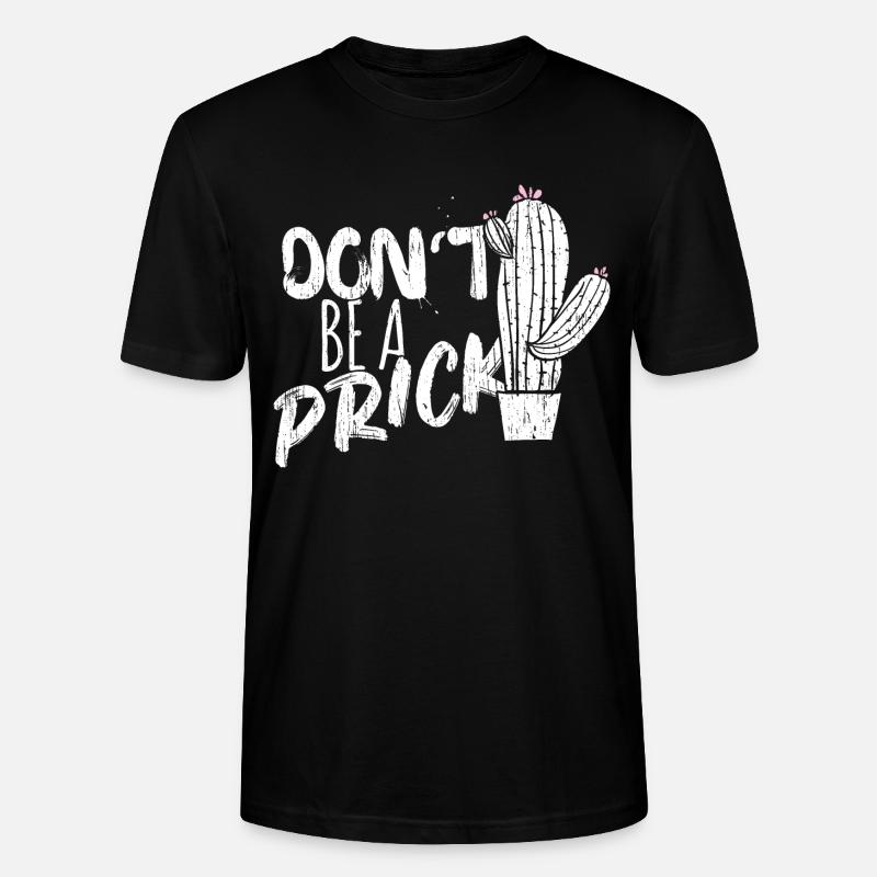 His no shit guy - Stanley/Stella CRAFTER Unisex Organic T-Shirt - black