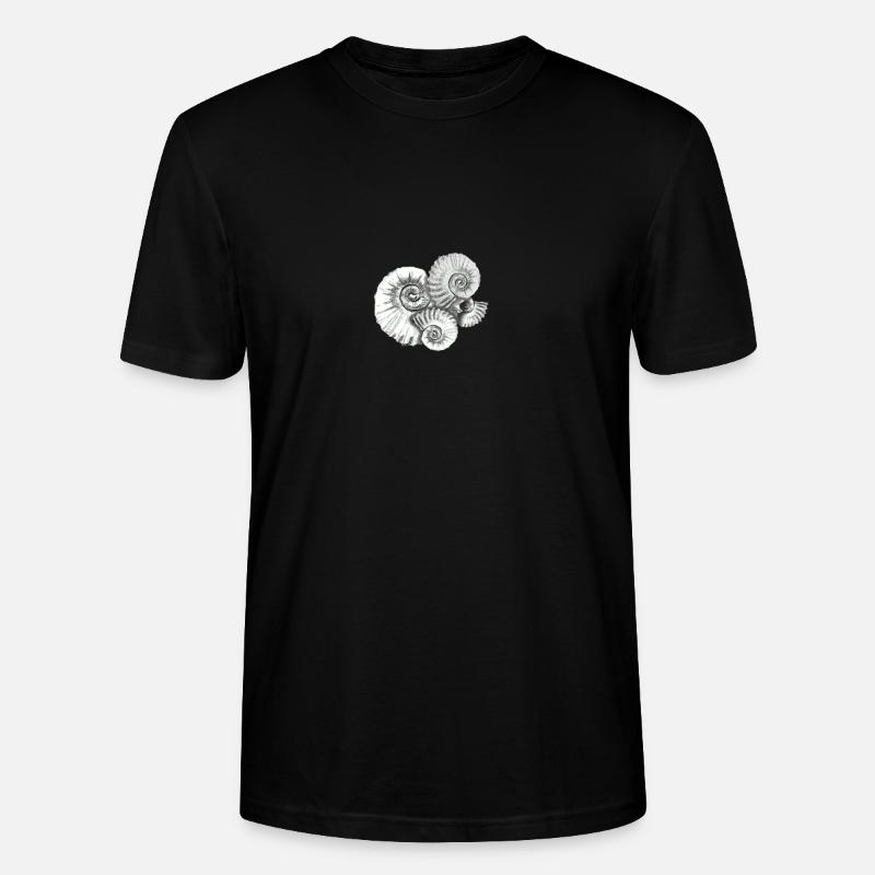 Ammoniten - Stanley/Stella Unisex Bio-T-Shirt CRAFTER - Schwarz