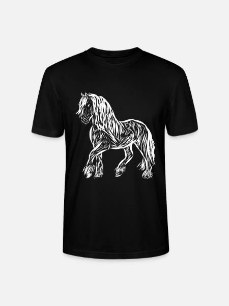 Cheval - T-shirt bio CRAFTER Stanley Stella Unisexe - noir
