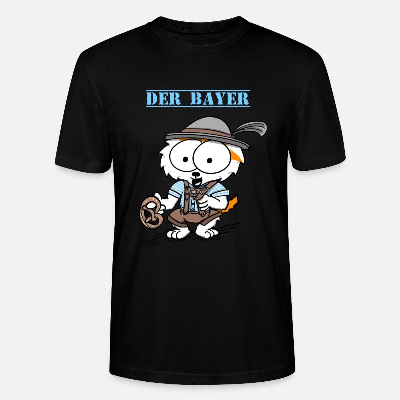 Der Bayer - Stanley/Stella Unisex Bio-T-Shirt CRAFTER - Schwarz