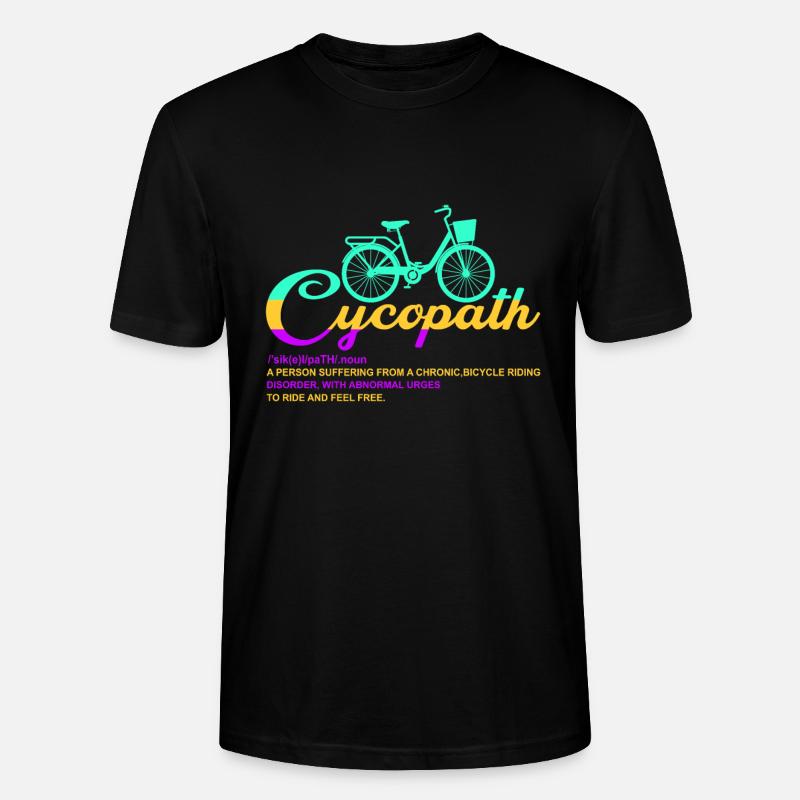 Cycopath Substantiv - Stanley/Stella Unisex Bio-T-Shirt CRAFTER - Schwarz