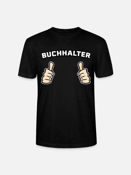 Buchhalter Buchhaltung Geschenkidee - Stanley/Stella Unisex Bio-T-Shirt CRAFTER - Schwarz