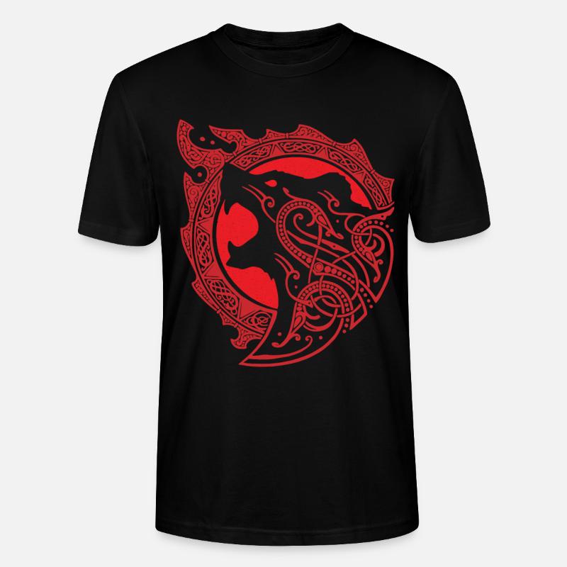 Wikinger Berserker - Stanley/Stella Unisex Bio-T-Shirt CRAFTER - Schwarz