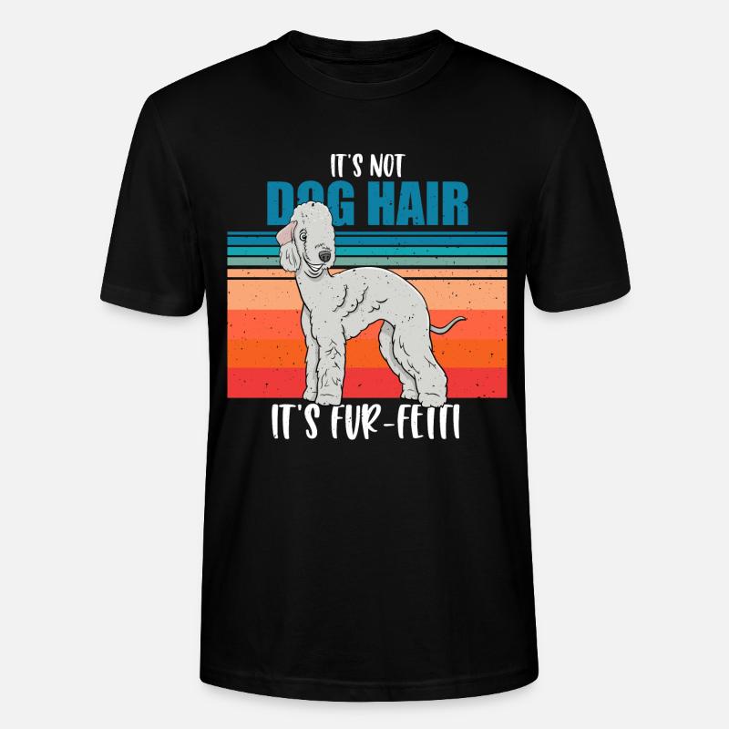 Bedlington Terrier - Stanley/Stella Unisex Bio-T-Shirt CRAFTER - Schwarz
