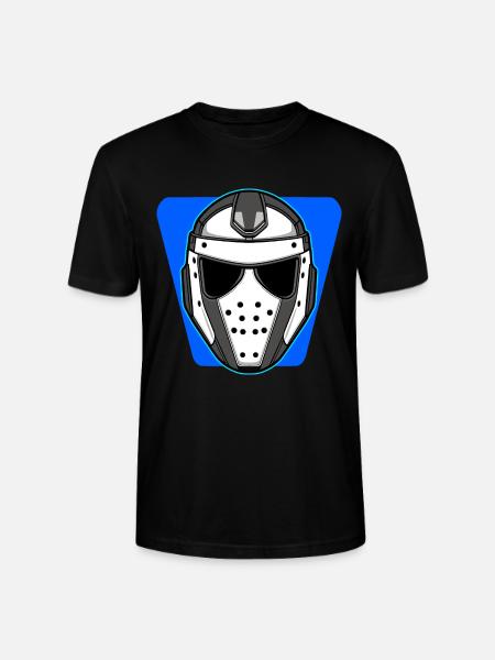 Ice Hockey Mask - Stanley/Stella CRAFTER Unisex Organic T-Shirt - black