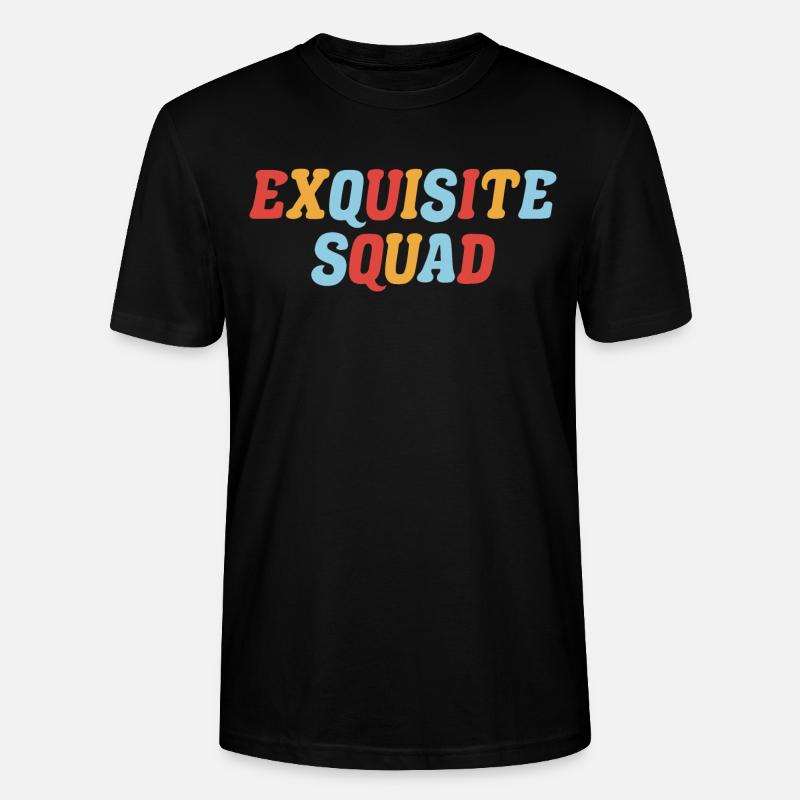 Graphique de l’escouade - T-shirt bio CRAFTER Stanley Stella Unisexe - noir