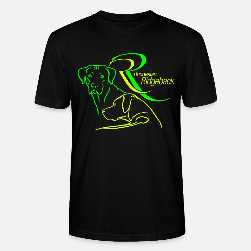 Rhodesian Ridgeback RR - Stanley/Stella Unisex Bio-T-Shirt CRAFTER - Schwarz
