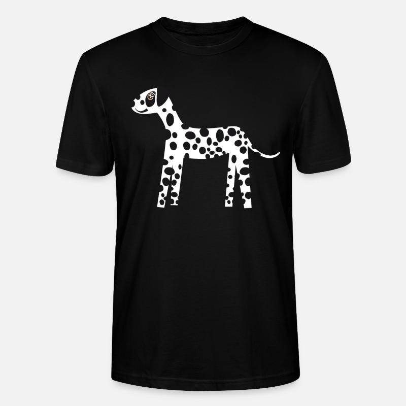 Dalmatiner - Stanley/Stella Unisex Bio-T-Shirt CRAFTER - Schwarz