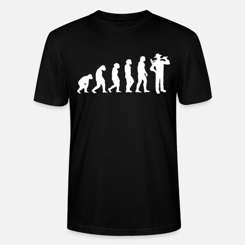 Evolution Gardener - Stanley/Stella CRAFTER Unisex Organic T-Shirt - black