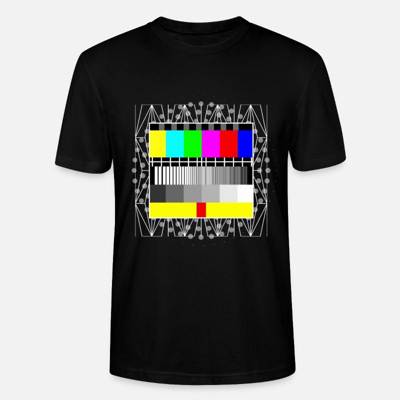 Fernseher - Stanley/Stella Unisex Bio-T-Shirt CRAFTER - Schwarz