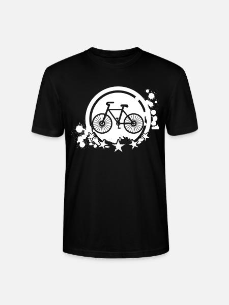 Bicycle - Stanley/Stella CRAFTER Unisex Organic T-Shirt - black