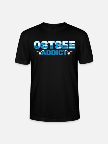 ostsee möwe strandfeeling sommer-vibes rügen - Stanley/Stella CRAFTER Unisex Organic T-Shirt - black