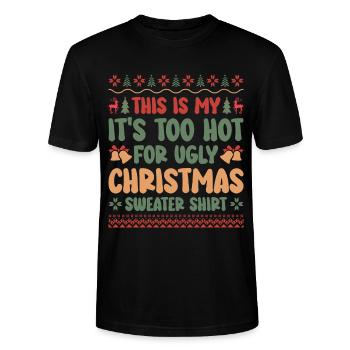 Tun Oder Nicht, Es Gibt Keinen Versuch - Stanley/Stella Unisex Bio-T-Shirt CRAFTER - Schwarz - Vorne - Alina (178cm) & Michal (187cm)
