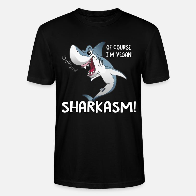 Sharkasm - Stanley/Stella Unisex Bio-T-Shirt CRAFTER - Schwarz