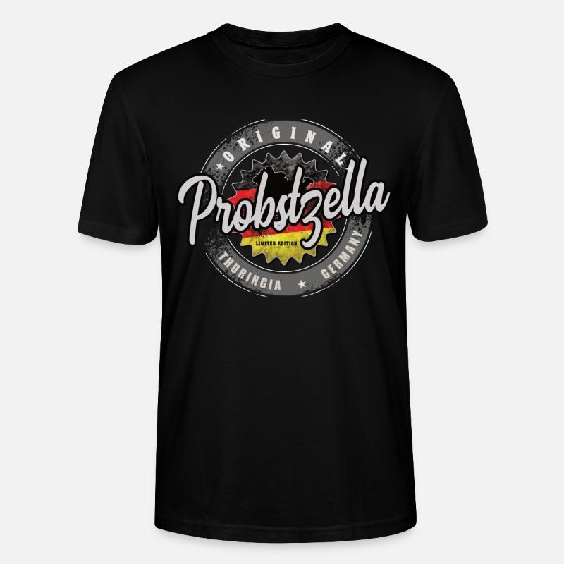 Original Germany Thüringen Probstzella - Stanley/Stella Unisex Bio-T-Shirt CRAFTER - Schwarz