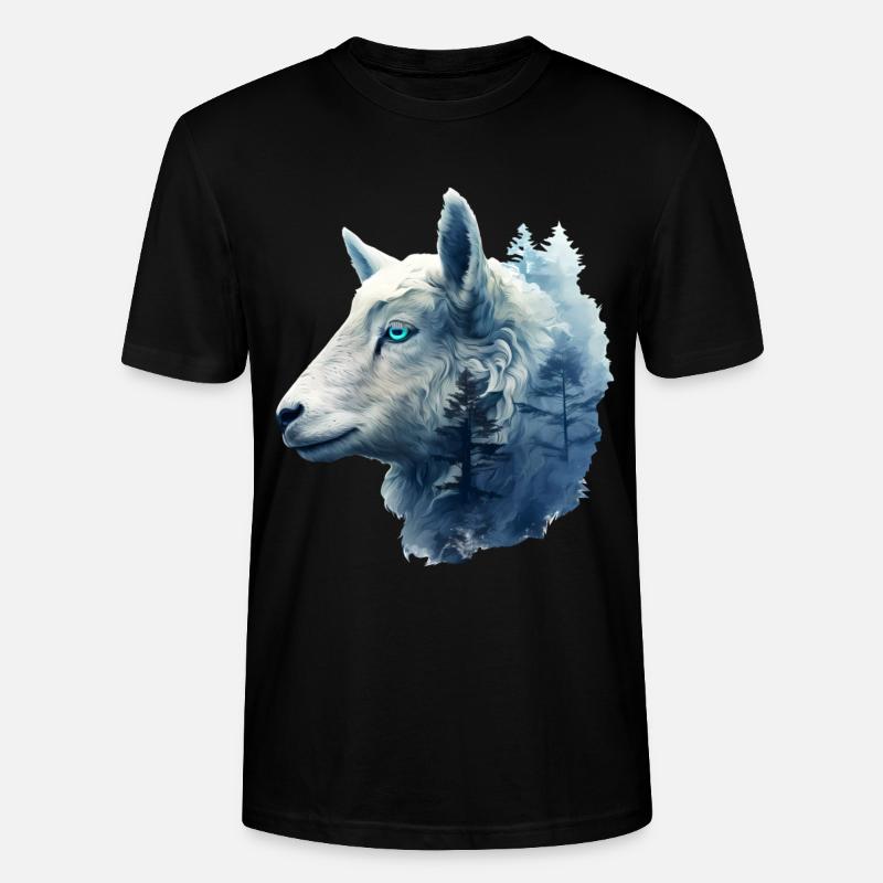 Schaf - Stanley/Stella Unisex Bio-T-Shirt CRAFTER - Schwarz