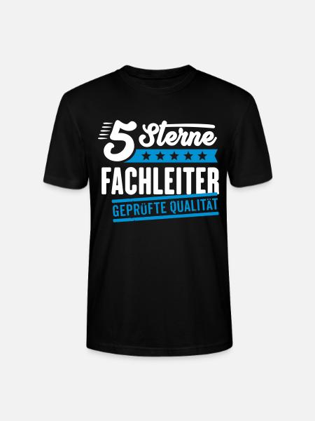 5Sterne Fachleiter - Stanley/Stella Unisex Bio-T-Shirt CRAFTER - Schwarz
